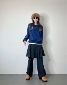 Navy Fonts Sweater #241252